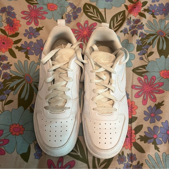 Nike unisex Court Borough Low 2 DV 5456-106 White Shoes Sneakers Size 5Y. - Picture 8 of 10